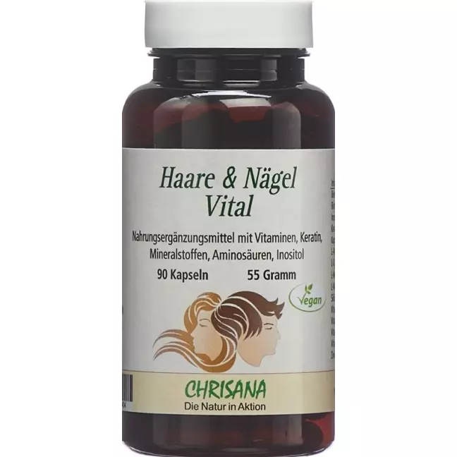 Chrisana Hair &amp; Nails Vital Capsules Tin 90 шт