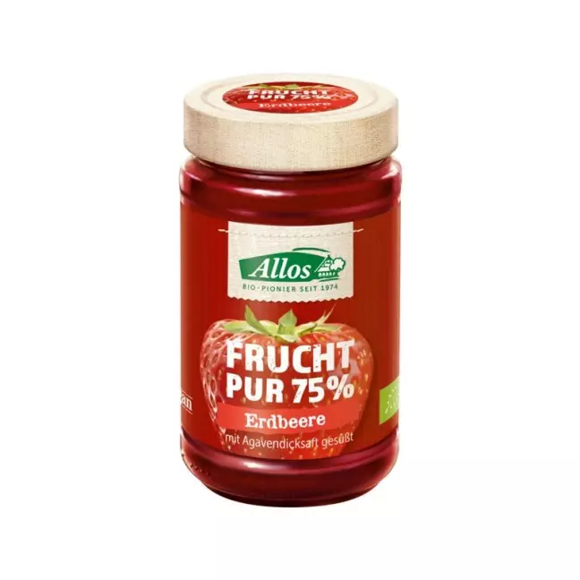 Варення Allos Fruit Pure Strawberry Organic 250г