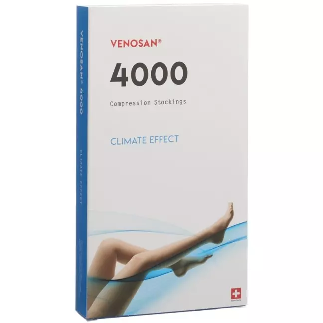 VENOSAN 4001 A-D KKL1 M довгий відкритий чорний 1 пара