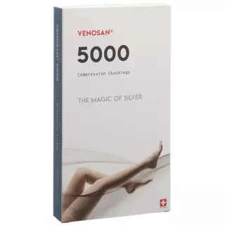 VENOSAN 5001 A-GH KKL1 S довгий відкритий чорний 1 пара