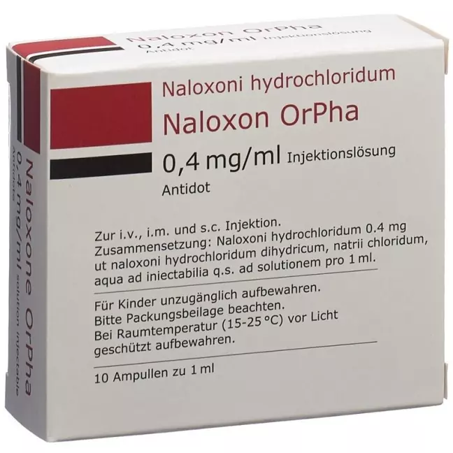 Naloxone OrPha Inj Lös 0,4 мг/мл 10 амп 1 мл
