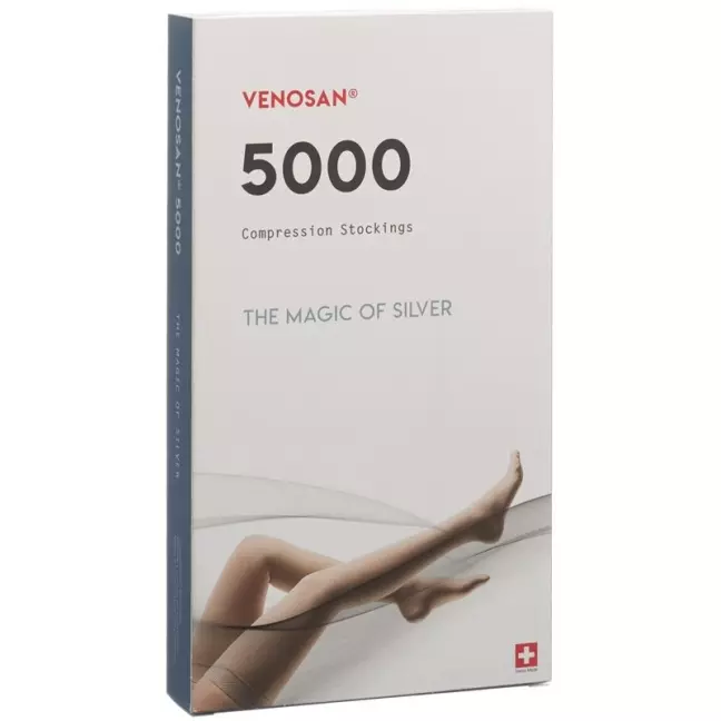 VENOSAN 5001 A-DH KKL1 S довгий чорний 1 пара