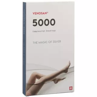 VENOSAN 5002 A-DH KKL2 M короткий чорний 1 пара
