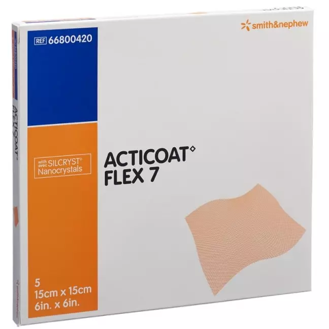 Пов'язка для ран Acticoat Flex 7 15х15 см 5 шт