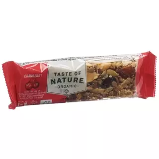 Батончик Taste of Nature Журавлина 40 г
