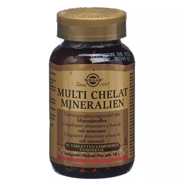 SOLGAR Multi Chelate Minerals Табл