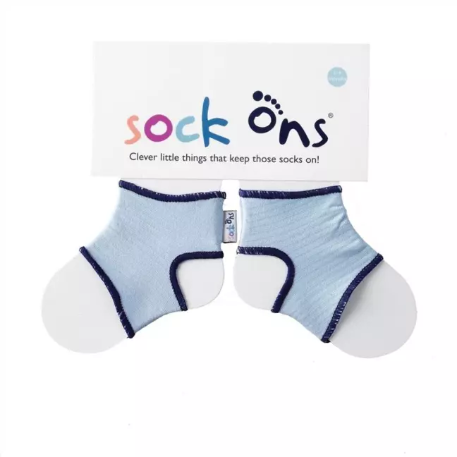 Sock ons blue baby 0-6M 1 pair Sock ons blue baby 0-6M 1 pair