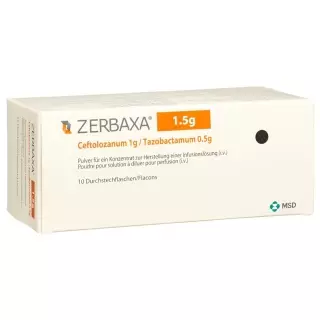 Zerbaxa Trockensub 1.5 g Durchstf 10 pcs