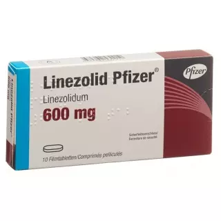 Linezolid Pfizer Filmtable 600 мг 10 шт