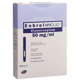 Enbrel MyClic Inj Lös 50 мг/мл 2 ручки по 1 мл