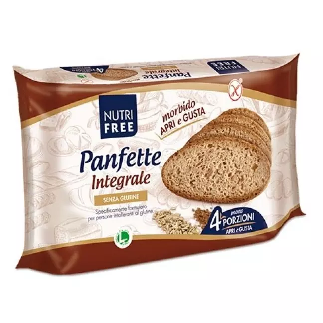 Nutrifree Panfette цільнозерновий нарізаний хліб без глютену