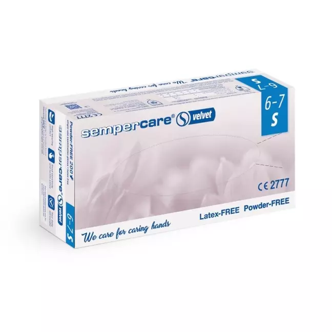 Sempercare velvet S нестерильний неопудрений 200 шт