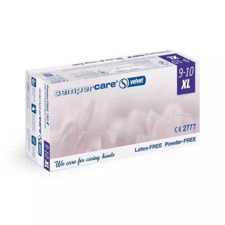 Sempercare velvet XL нестерильний неопудрений 180 шт