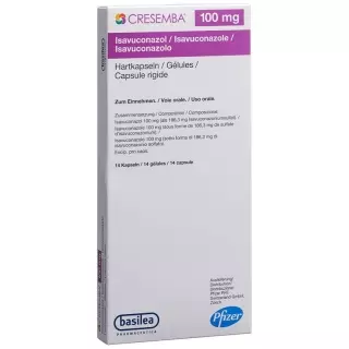 Cresemba капсули 100 мг 14 шт