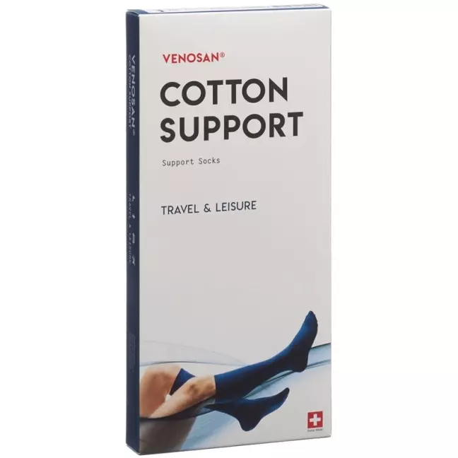 Шкарпетки Venosan COTTON SUPPORT A-D L антрацит 1 пара