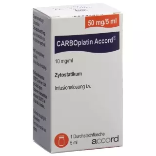 Carboplatin Accord Inf Lös 50 мг/5 мл Діаметр 5 мл