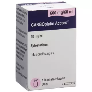 Carboplatin Accord Inf Lös 600 мг/60 мл Діаметр 60 мл