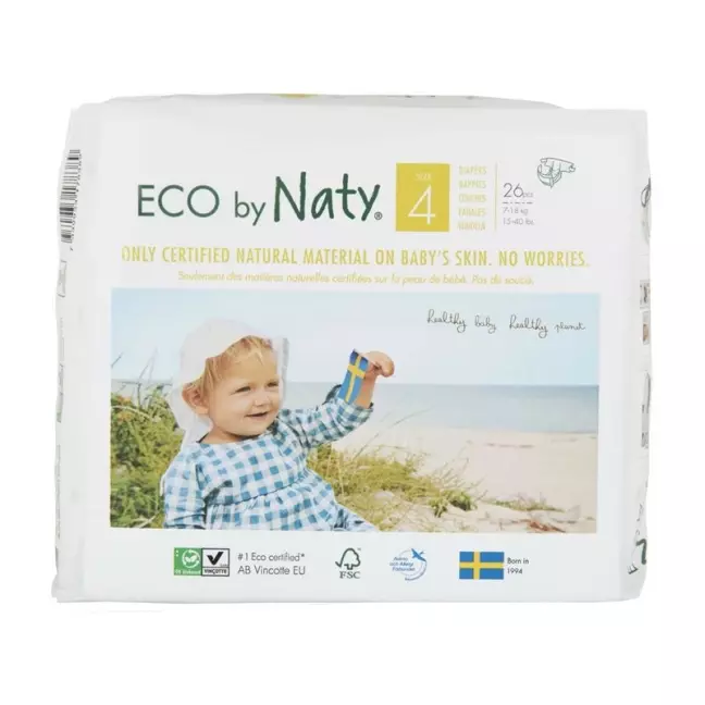 Підгузки Naty Maxi №4 7-18кг 26 шт