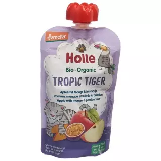 Holle Tropic Tiger - мішечок яблуко манго маракуйя 100 г