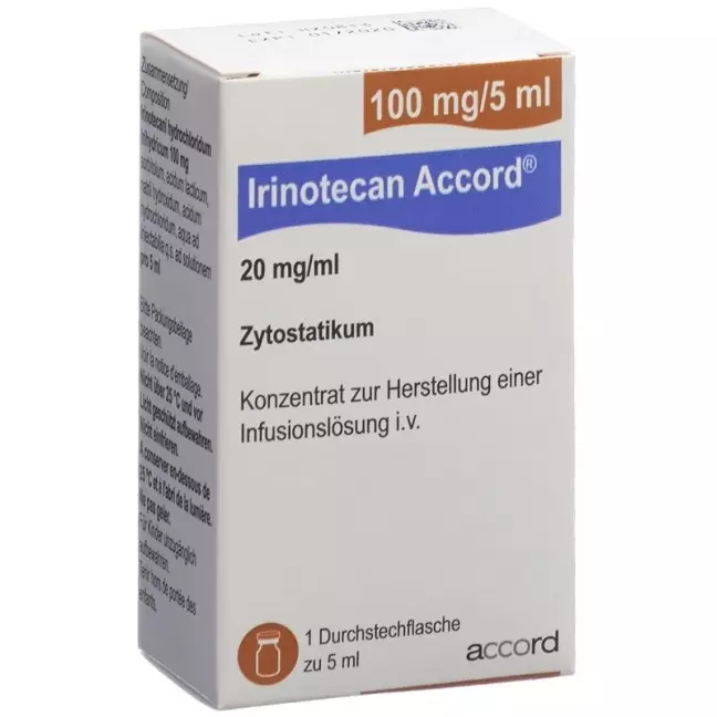 Irinotecan Accord Inf Conc 100 мг/5 мл Діаметр 5 мл