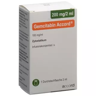 Gemcitabine Accord Inf Conc 200 мг/2 мл Сер