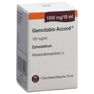 Gemcitabine Accord Inf Conc 1000 мг/10 мл Сер