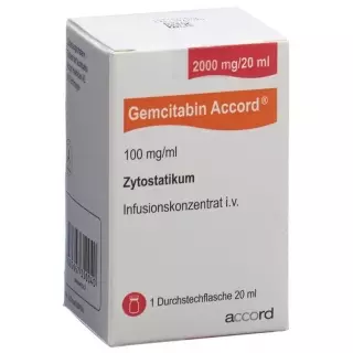 Гемцитабін Акорд Inf Konz 2000 мг/20 мл Сер