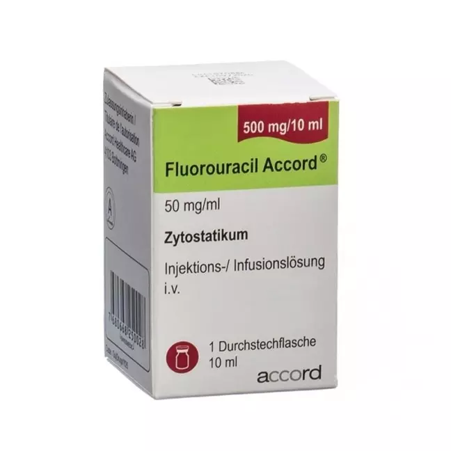 Fluorouracil Accord Inj Lös 500 мг/10 мл Діаметр 10 мл