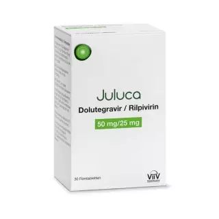 Juluca Filmtable 50/25 мг DS 30 шт