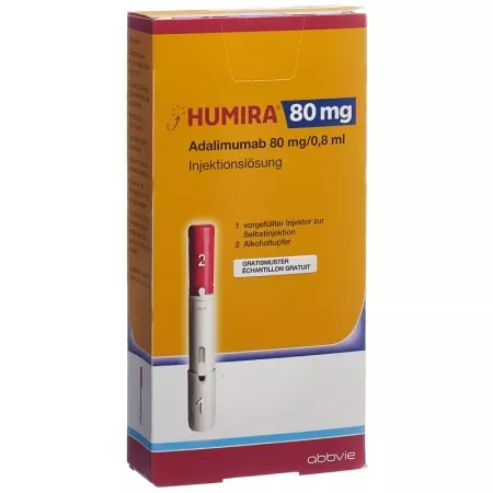 Humira Inj Lös 80 мг/0,8 мл попередньо заповнений інжектор 0,8 мл