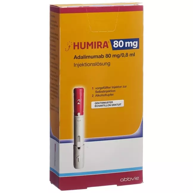 Humira Inj Lös 80 мг/0,8 мл попередньо заповнений інжектор 0,8 мл