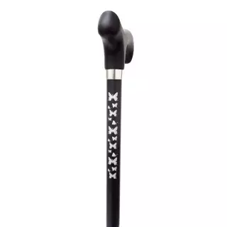 Supair Metallstock Butterfly 72-94.5cm Schwarz Derby