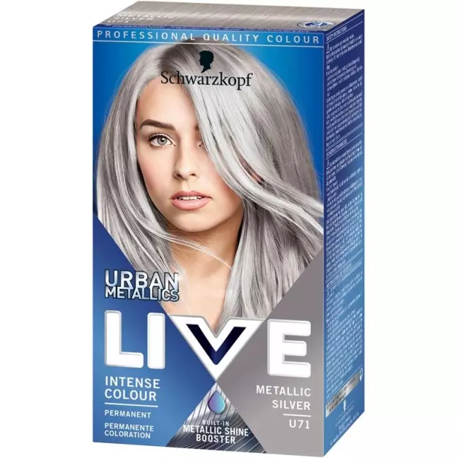 LIVE Urban Metallics U71 срібний металік