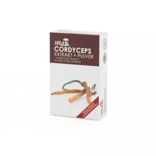 Hawlik Cordyceps екстракт + порошок капсули 60 шт