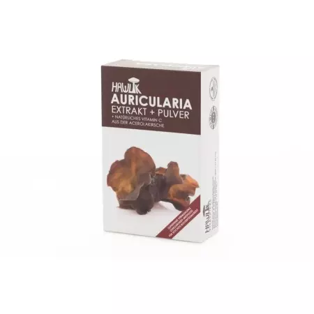 Hawlik Auricularia Extract + Powder Capsules 60 шт
