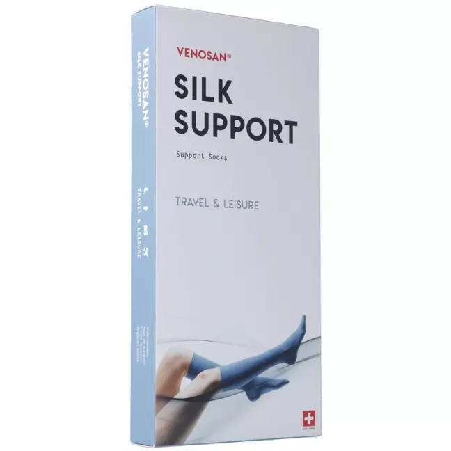 Venosan Silk A-D Support Socks L чорний 1 пара