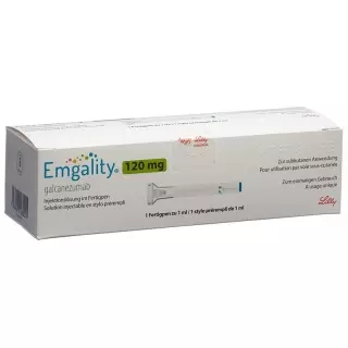 Emgality Inj Lös 120 мг/мл попередньо заповнена ручка 1 мл