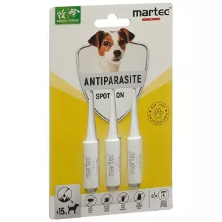martec PET CARE Spot on ANTIPARASITE <15 кг для собак 3 х 1,5