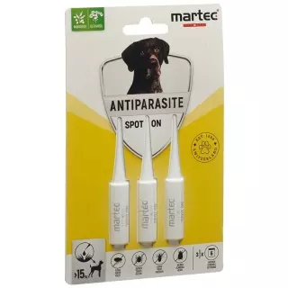 martec PET CARE Spot on ANTIPARASITE >15 кг для собак 3 х 3 мл