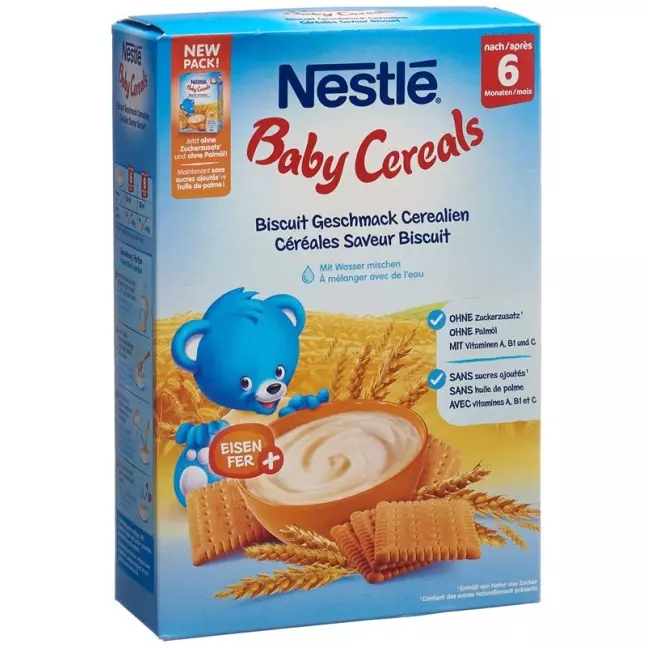 Nestlé Baby Cereals Бісквіти Пластики 6 місяців 450 г