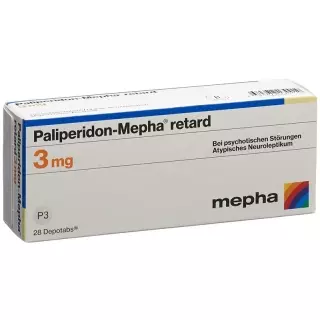 Паліперидон-Мефа ретард Депотабс 3 мг 28 шт