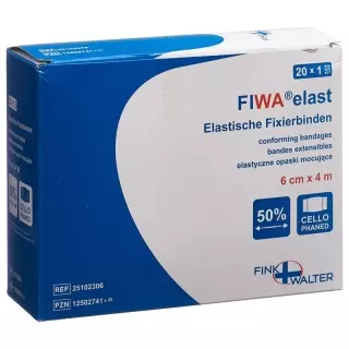 Еластичні фіксуючі бинти FIWA 6 см х 4 м білі продаються окремо в Cellux