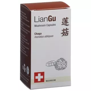 LianGu Chaga Mushrooms Capsules DS 60 шт