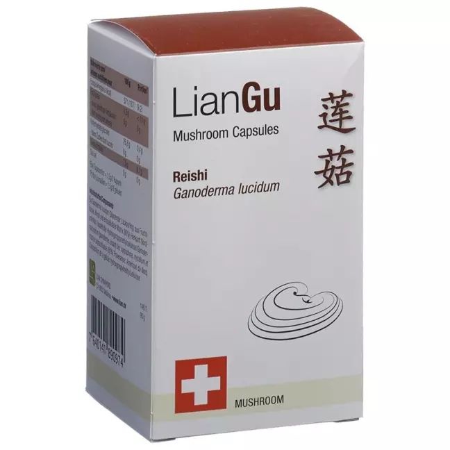 LianGu Reishi Mushrooms Capsules DS 180 шт