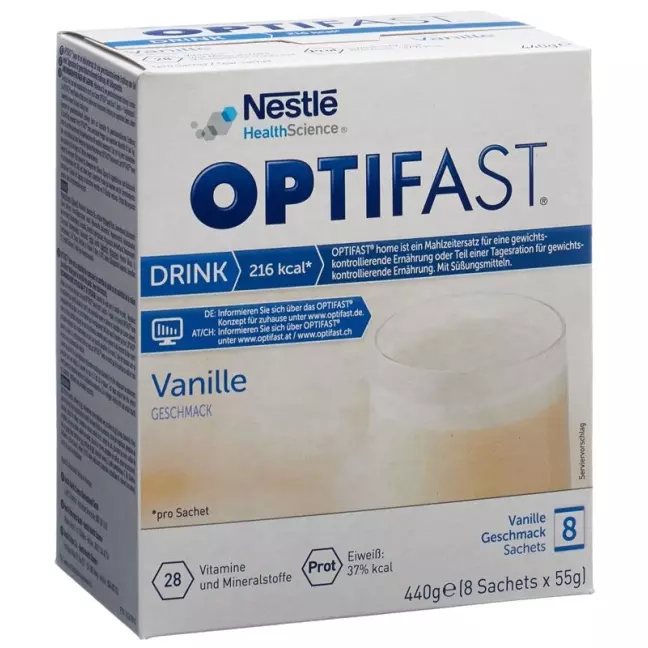 Optifast Drink Vanilla 8 bags 55g