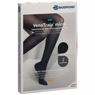 VENOTRAIN MICRO A-G KKL2 XL плюс/довгий відкритий носок чорний