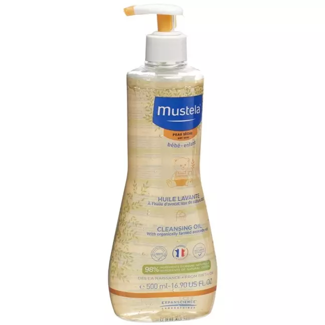 Масло для вмивання Mustela суха шкіра 500 мл