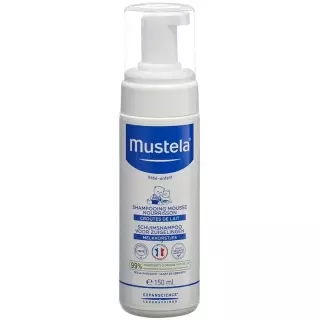 Шампунь-пенка Mustela для младенцев, нормальная кожа, 150 мл.