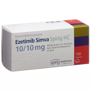 Ezetimibe Simva Spirig HC таблетки 10/10 мг 100 шт