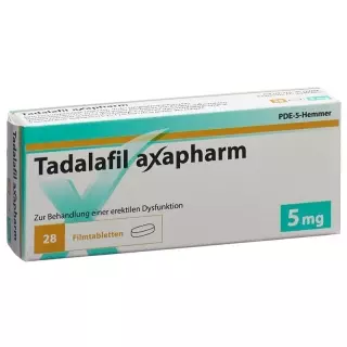 Тадалафіл Аксафарм Filmtable 5 мг 28 шт